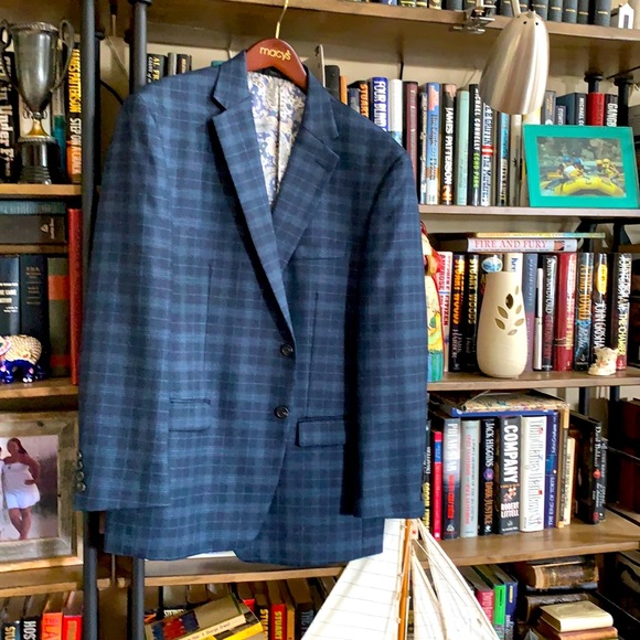 RL timeless rich blue slim fit sport coat
46R